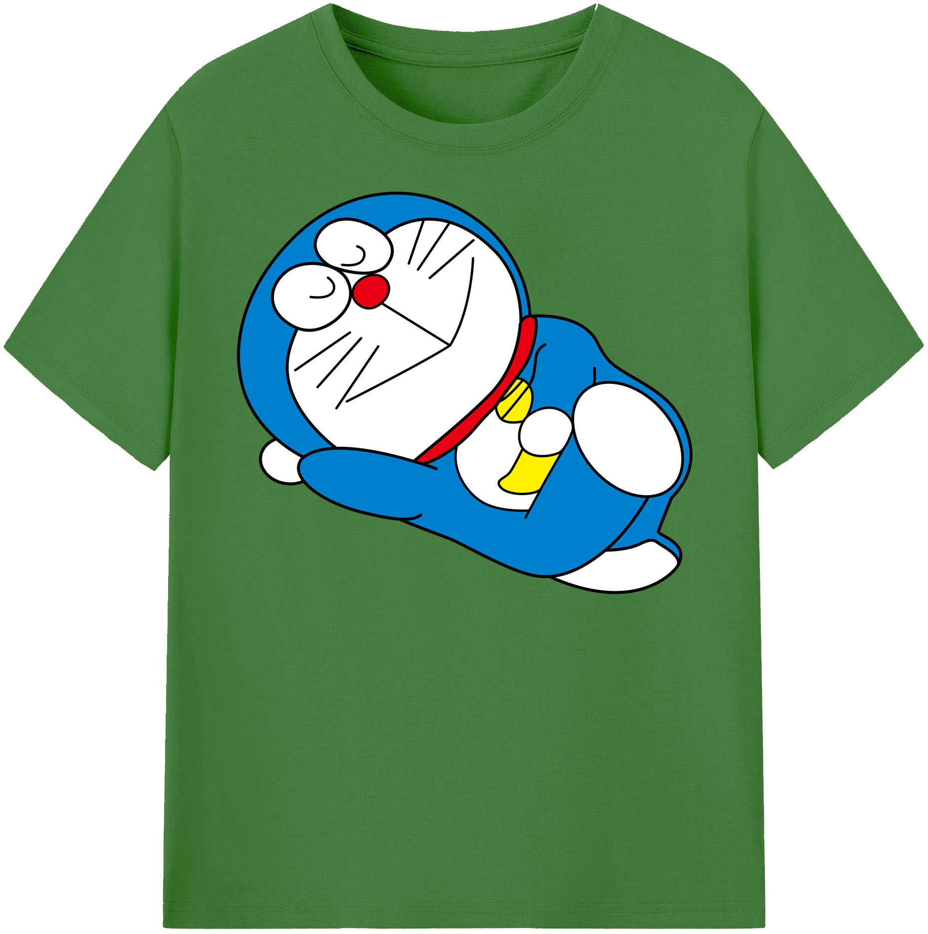 （画像用） ドラえもん Doraemon レディースカジュアルプリントTシャツ（綿100％）